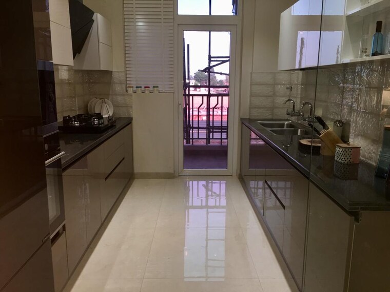Kitchen, skyline-park 4 Bedroom 2170 Sq.Ft. Apartment In Vip Road Zirakpur 8783376