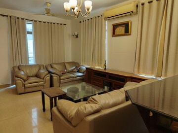 Living Room in 3 BHK Apartment at CGHS Progressive Apartments, Sector 55 – for Rent
