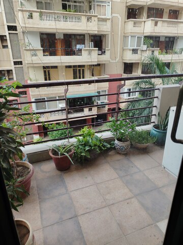 Balcony in 3 BHK Apartment at CGHS Progressive Apartments, Sector 55 – for Rent