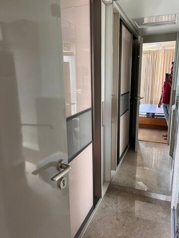 Bathroom in 3 BHK Apartment at Juhu Residency, Juhu – for Rent