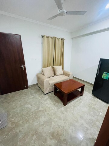Living Room in 3 BHK Builder Floor at Ansal Sushant Floors, Sushant Lok ii – for Rent