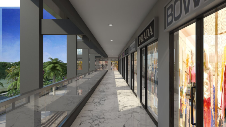 Balcony, uniwest-hub Studio 525 Sq.Ft. Apartment In Gaur Yamuna City Greater Noida 8783577