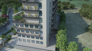 Studio Apartment – Exterior View View at Uniwest Hub, Gaur Yamuna City - for Sale