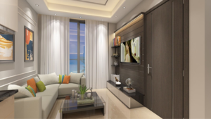 Kitchen in Studio Apartment at Uniwest Hub, Gaur Yamuna City – for Sale