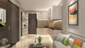 Team Area in Studio Apartment at Uniwest Hub, Gaur Yamuna City – for Sale