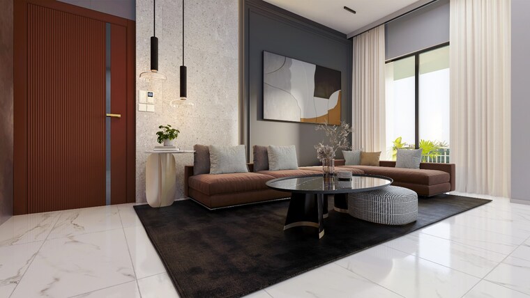 Living Room, mangeshi-arcade 1 Bedroom 520 Sq.Ft. Apartment In Kalyan West Thane 8783646