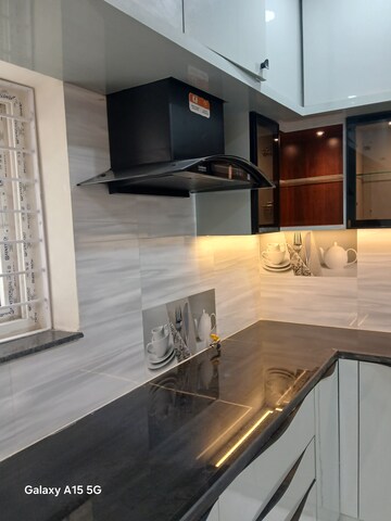 Staircase in 3 BHK Apartment at Raghavendra Arcade, Kondapur – for Rent
