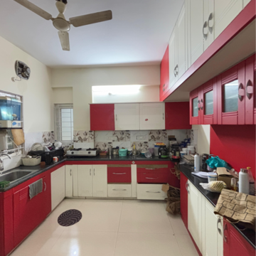 Kitchen in 3 BHK Builder Floor at Madhapur – for Rent