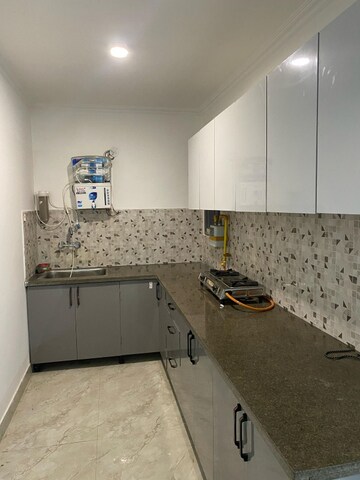 Kitchen in 2 BHK Builder Floor at Saket – for Rent