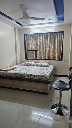 Bedroom in 2 BHK Apartment at Agrasen Tower CHS, Khopat – for Sale