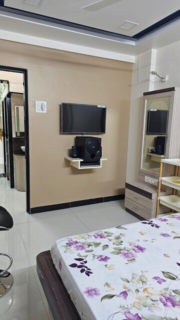 Living Room in 2 BHK Apartment at Agrasen Tower CHS, Khopat – for Sale