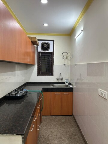 Kitchen in 2 BHK Builder Floor at Saket – for Rent