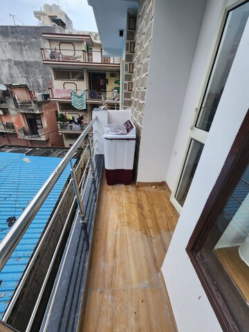 Balcony in 1 BHK Apartment at Palm Residency Chhatarpur, Chattarpur – for Rent