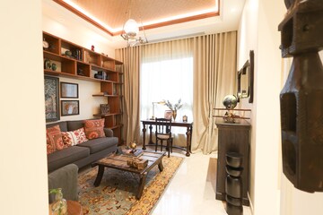 Living Room in 4 BHK Apartment at Hiranandani Westgate, Ghodbunder Road – for Sale