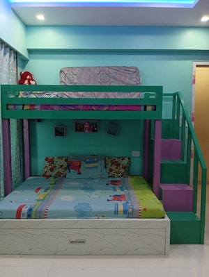 Bedroom in 3 BHK Apartment at Sea Breeze Tower, Nerul – for Sale