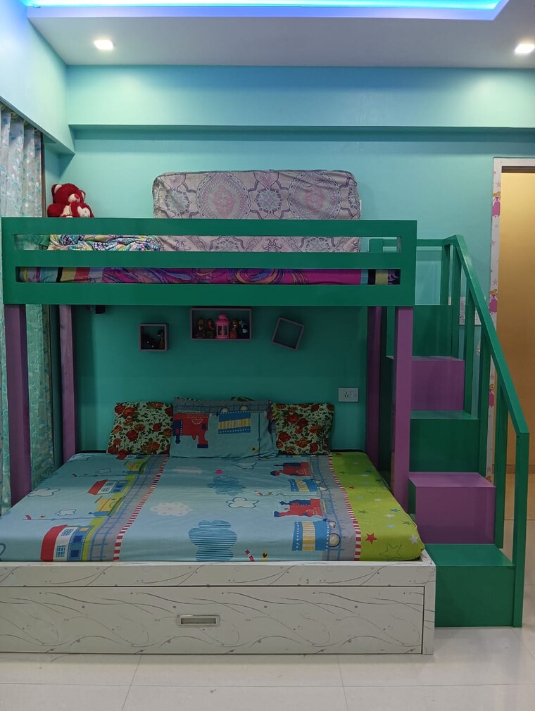 Bedroom, sea-breeze-tower 3 Bedroom 1100 Sq.Ft. Apartment In Nerul Navi Mumbai 8783798