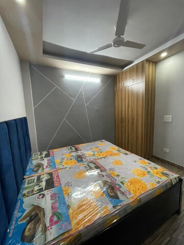 Bedroom in 1 BHK Builder Floor at Palm Residency Chhatarpur, Chattarpur – for Rent