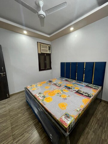 Bedroom in 1 BHK Builder Floor at Palm Residency Chhatarpur, Chattarpur – for Rent