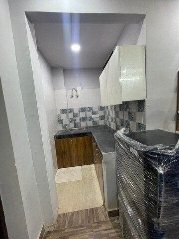 Kitchen in 1 BHK Builder Floor at Palm Residency Chhatarpur, Chattarpur – for Rent