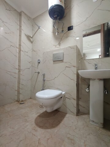Bathroom in 2 BHK Builder Floor at Saket – for Rent