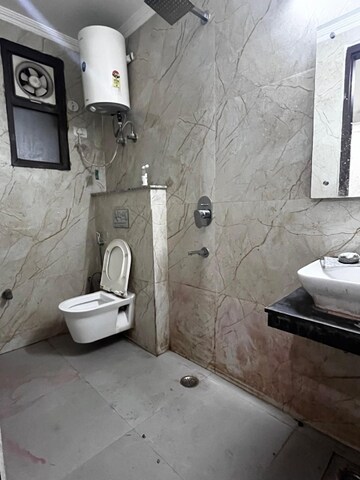 Bathroom in 2 BHK Builder Floor at Saket – for Rent