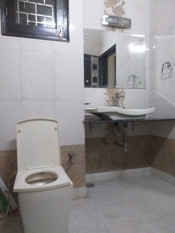 Bathroom in 2 BHK Builder Floor at Old Rajinder Nagar – for Rent