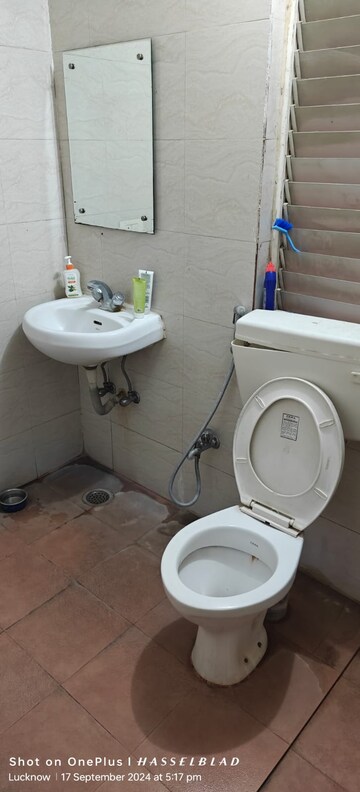 Bathroom in 3 BHK Apartment at UPAVP Bhagirathi Enclave, Raebareli Road – for Sale