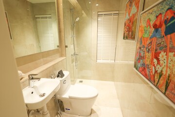 Bathroom in 2 BHK Apartment at Hiranandani Westgate, Ghodbunder Road – for Sale