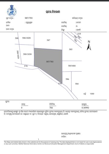  Plot – Map Location View at Trellis Opel, Sundarpada - for Sale