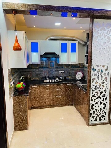 Kitchen in 2 BHK Builder Floor at Knowledge Park V Greater Noida – for Sale