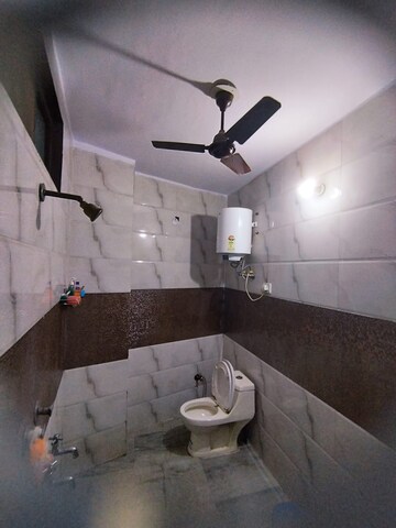 Bathroom in 2 BHK Builder Floor at Mansarover Garden – for Rent