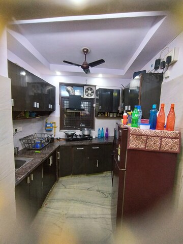 Kitchen in 2 BHK Builder Floor at Mansarover Garden – for Rent