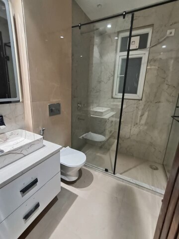 Bathroom in 3 BHK Builder Floor at Saket – for Rent