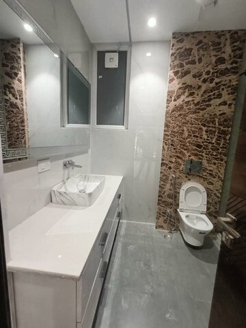 Bathroom in 3 BHK Builder Floor at Saket – for Rent