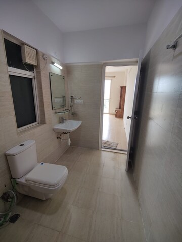 Bathroom in 3 BHK Apartment at DLF Westend Heights New Town, Akshayanagar – for Rent