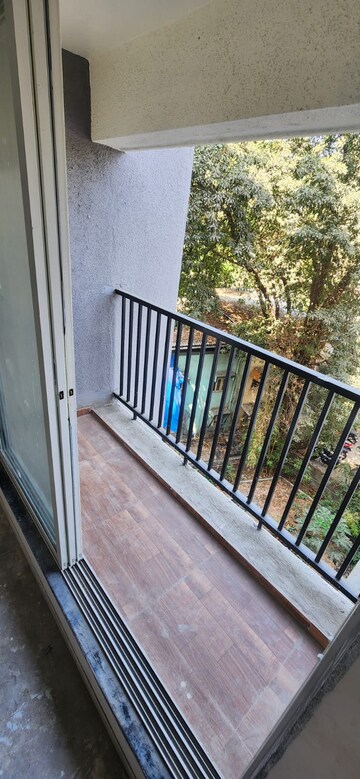 Balcony in 2 BHK Apartment at Joshi Amar Vaishali CHS, Naupada – for Sale