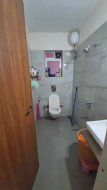 Bathroom in 2 BHK Apartment at Sethia Sea View, Goregaon West – for Rent
