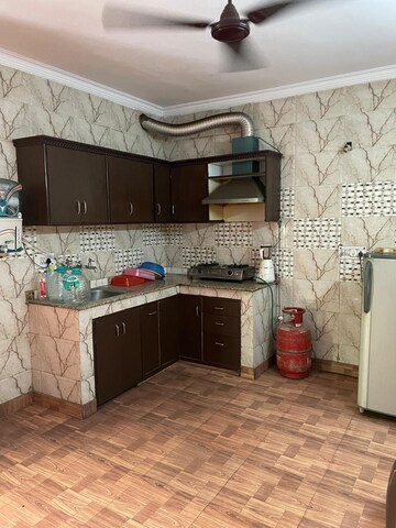 Kitchen in 3 BHK Builder Floor at Rajouri Garden – for Rent