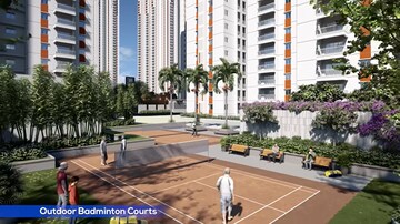2 BHK Apartment – Exterior View View at My Home Sayuk, Tellapur - for Sale