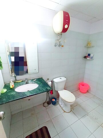 Bathroom in 3 BHK Builder Floor at Bptp Park Floors I, Sector 77 – for Rent