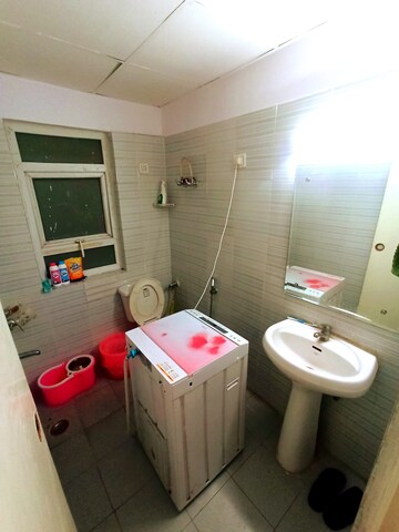 Bathroom in 3 BHK Builder Floor at Bptp Park Floors I, Sector 77 – for Rent
