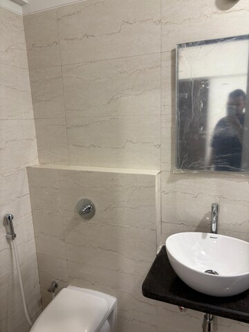 Bathroom in 1 BHK Apartment at Platinum 53 West, Andheri West – for Rent