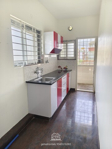 Kitchen in 1 BHK Builder Floor at Iti Layout – for Rent