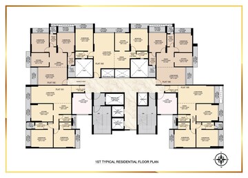 Floor Plan in 2 BHK Apartment at Swastik Emerald Horizons, Cbd Belapur Sector 8a – for Sale