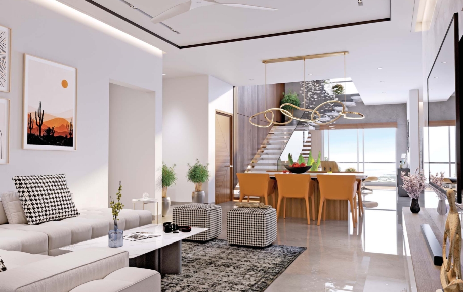 3 BHK + Pooja Room Apartment For Sale in Hallmark Treasor