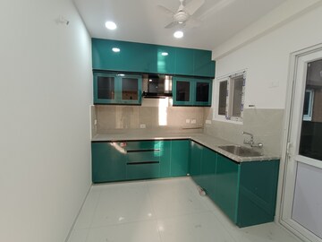 Kitchen in 3 BHK Apartment at Rajapushpa Provincia, Narsingi – for Rent