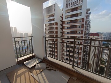 Balcony in 3 BHK Apartment at Rajapushpa Provincia, Narsingi – for Rent