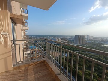 Balcony in 3 BHK Apartment at Rajapushpa Provincia, Narsingi – for Rent