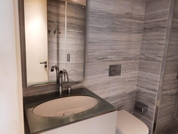 Bathroom in 4 BHK Apartment at Lodha The World Towers World One Tier 2, Worli – for Rent