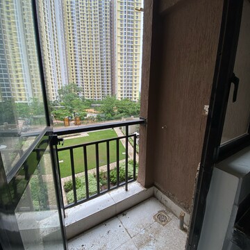 Balcony in 1.5 BHK Apartment at Runwal Gardens Phase 2, Kalyan Shilphata Road – for Rent